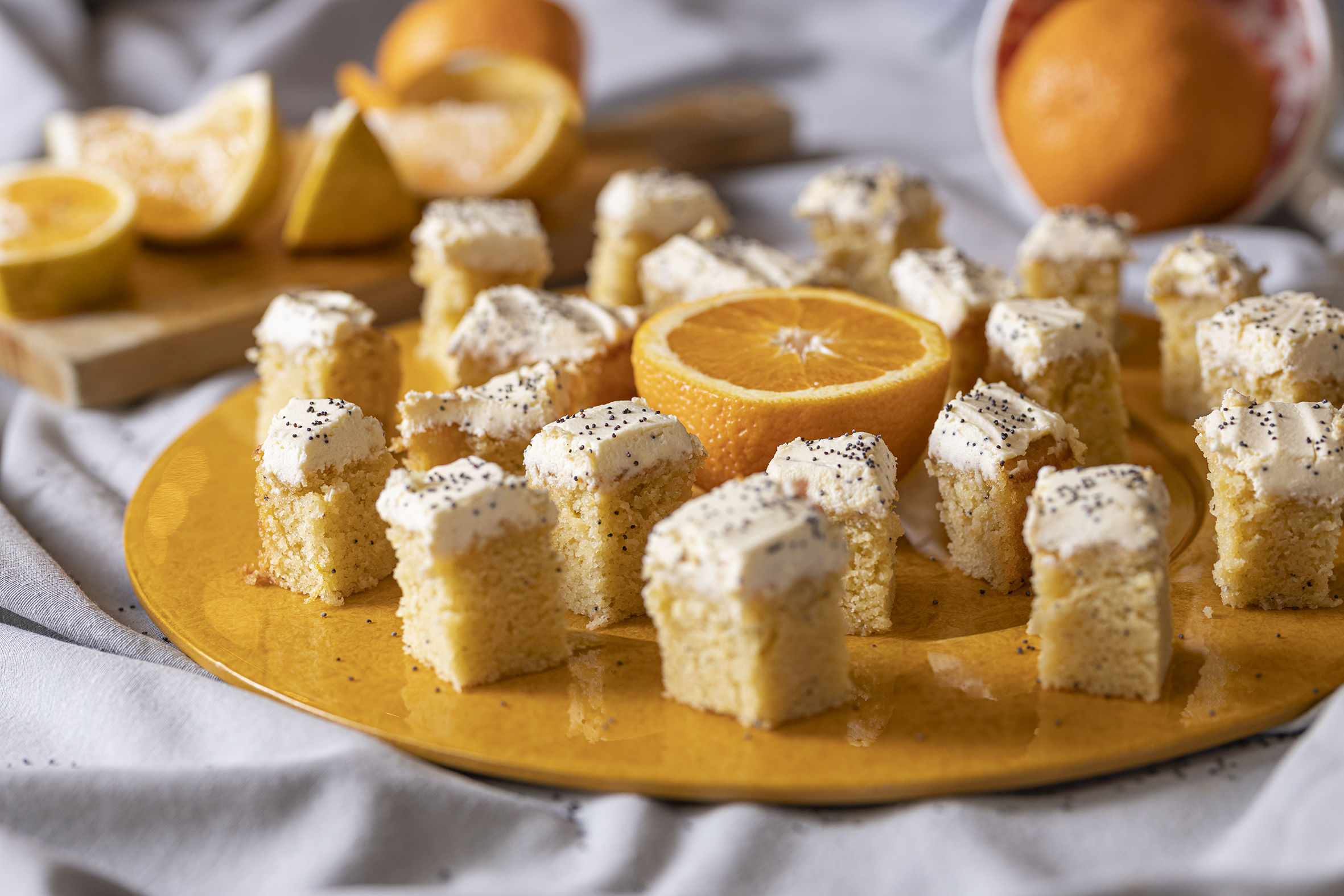 Torta de Naranja con Amapola