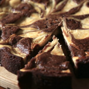 Torta de Cheesecake Brownie